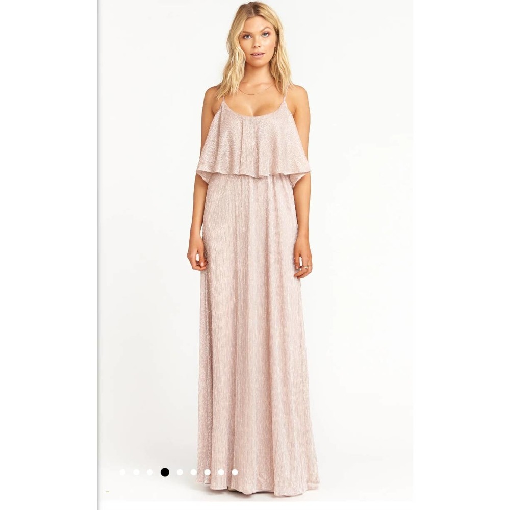 Show me your Mumu Caitlin Ruffle Maxi Dress

Size XS